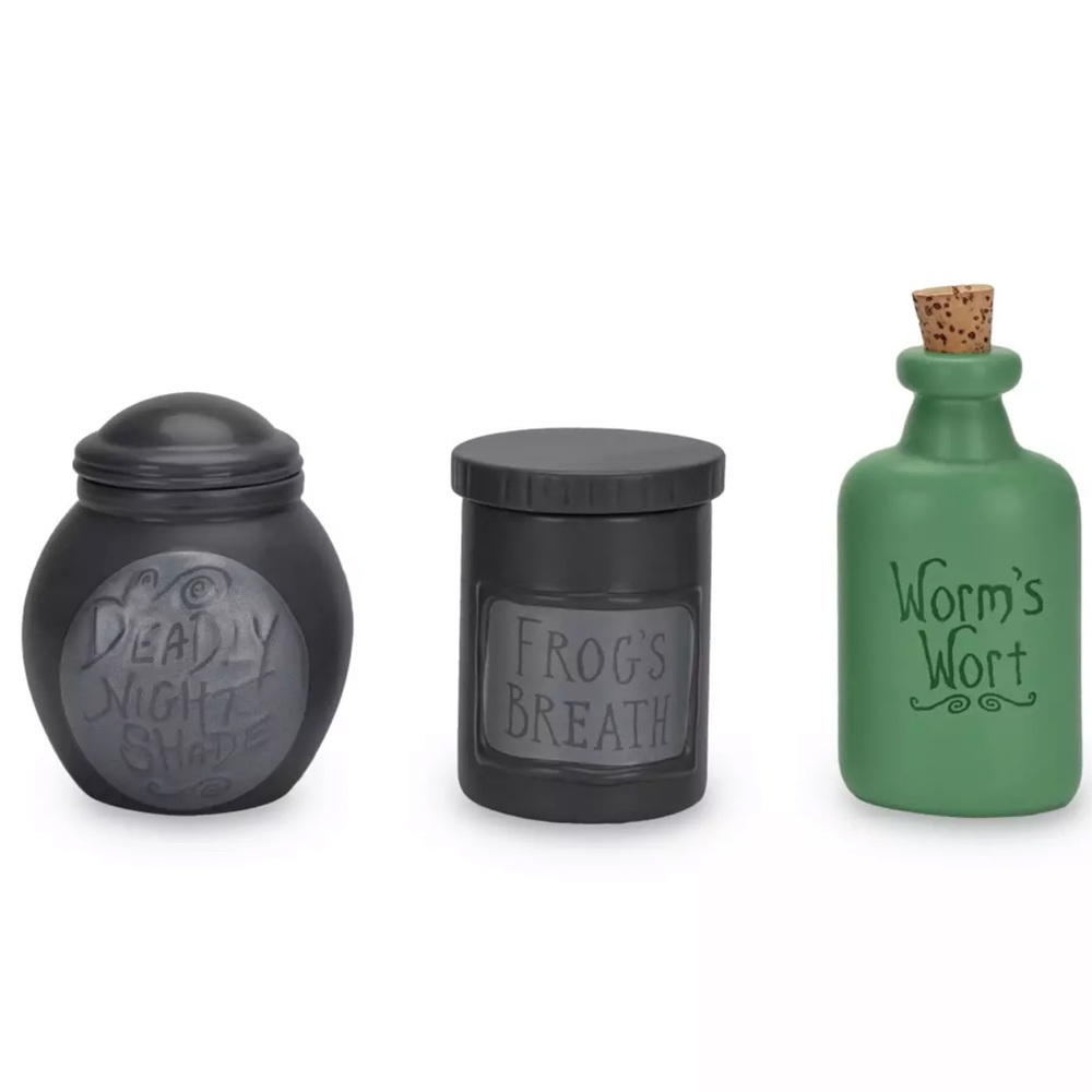 DISNEY The Nightmare Before Christmas Trinket Jar Set